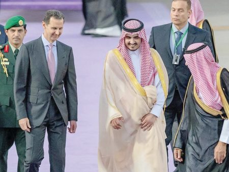 استقبال الرئيس السوري بشار الأسد في جدة وهو الغائب منذ 2010 عن القمم العربية (وكالات)