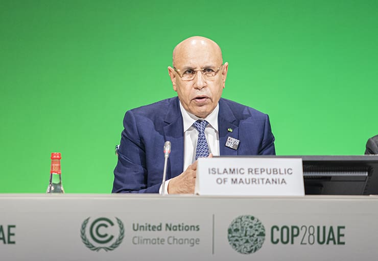 الرئيس الموريتاني: لا يوجد أي تناقضٍ بين استغلال مواردنا الغازية وتطوير الهيدروجين الأخضر.
