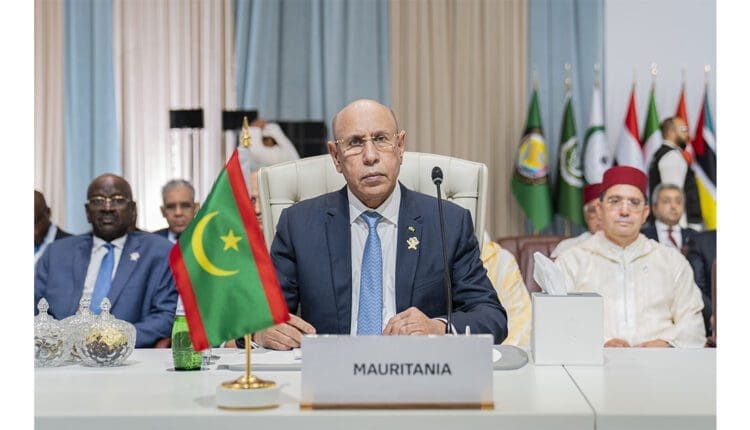 موريتانيا تدعو إلى توحيد الصف العربي لحماية كرامة الأمة