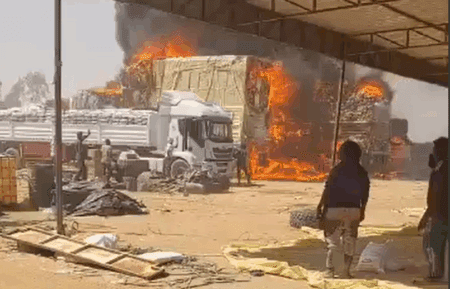 لقطة شاشة من فيديو متداول على وسائل التواصل الاجتماعي (صحراء ميديا)