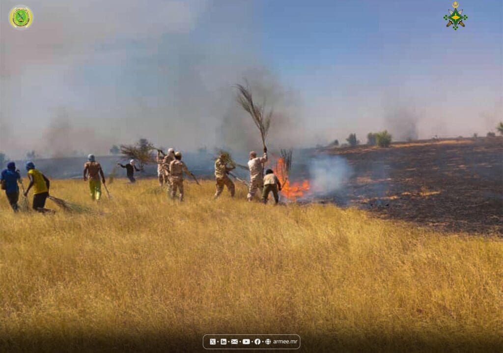 موريتانيا: تدخل عسكري يسيطر على حريق جنوب انبيكت لحواش