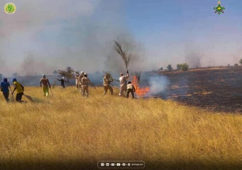 موريتانيا: تدخل عسكري يسيطر على حريق جنوب انبيكت لحواش