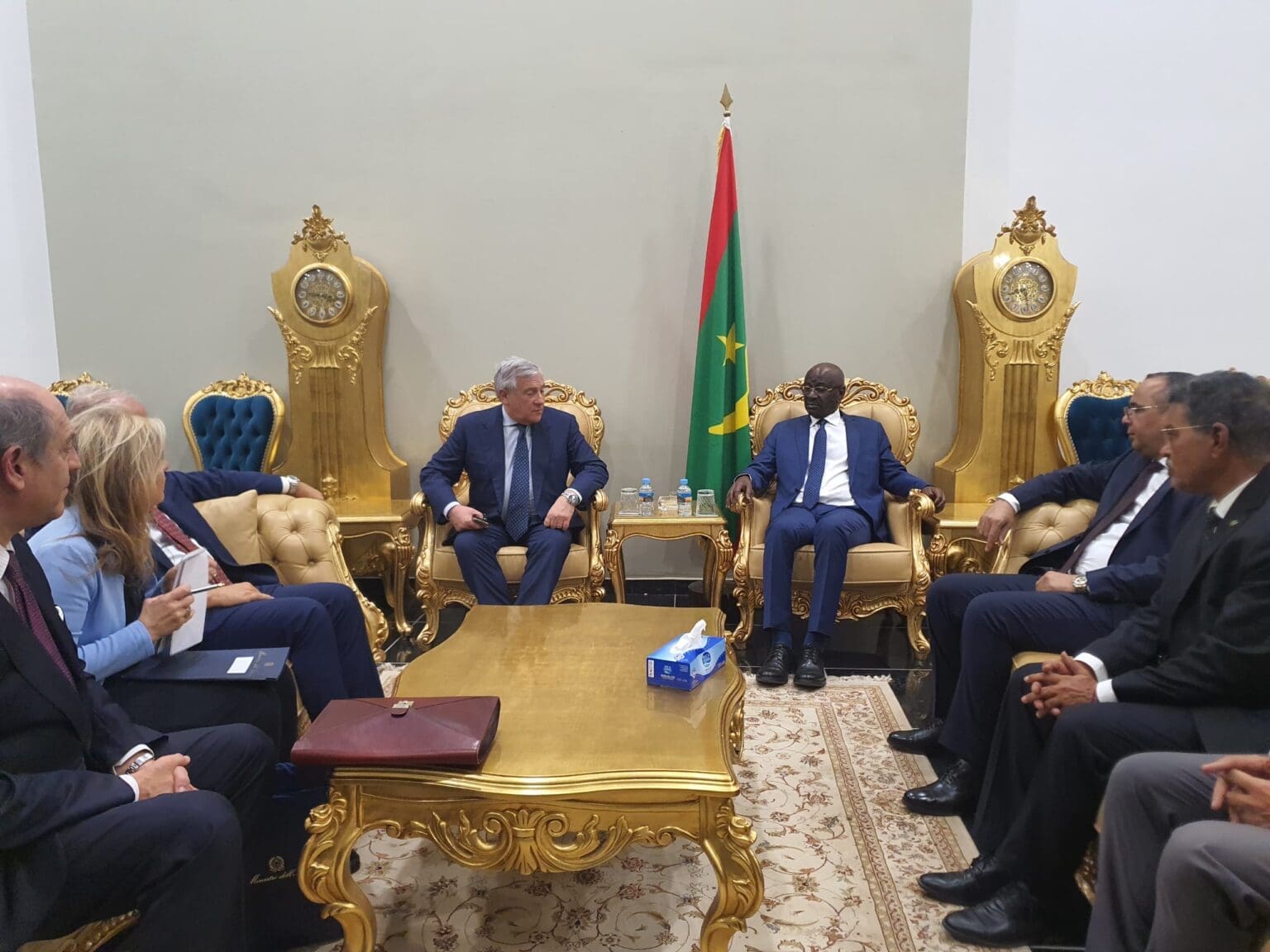 الأمن والطاقة محور مباحثات موريتانية–إيطالية في نواكشوط