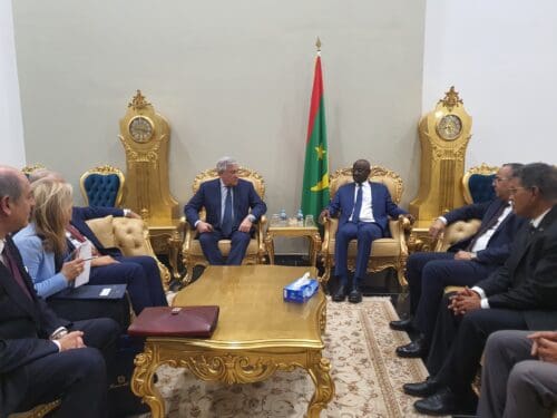 الأمن والطاقة محور مباحثات موريتانية–إيطالية في نواكشوط