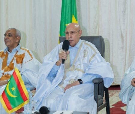 غزواني: البنى التحتية المنجزة تقارب ما كان قائما منذ الاستقلال