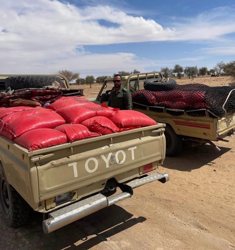 الجمارك تضبط محاولة تهريب 4 أطنان و750 كلغ من الأرز شرقي البلاد