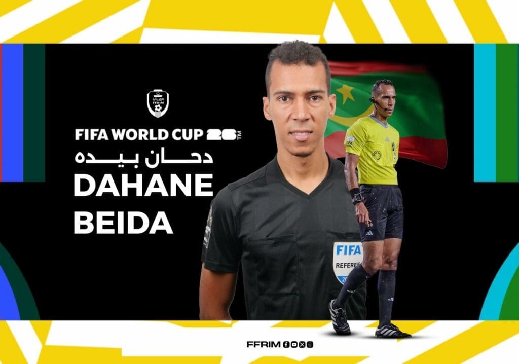 “الفيفا” يختار الموريتاني دحان بيده ضمن قائمة حكام مونديال 2026