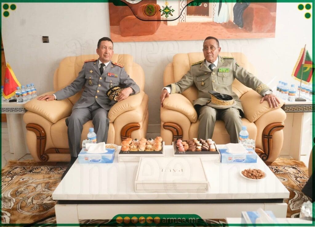 زيارة وفد عسكري مغربي إلى موريتانيا في إطار التعاون العسكري