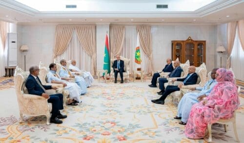 هذا ما دار في اجتماع الرئيس الموريتاني مع الأطراف المشاركة في الحوار